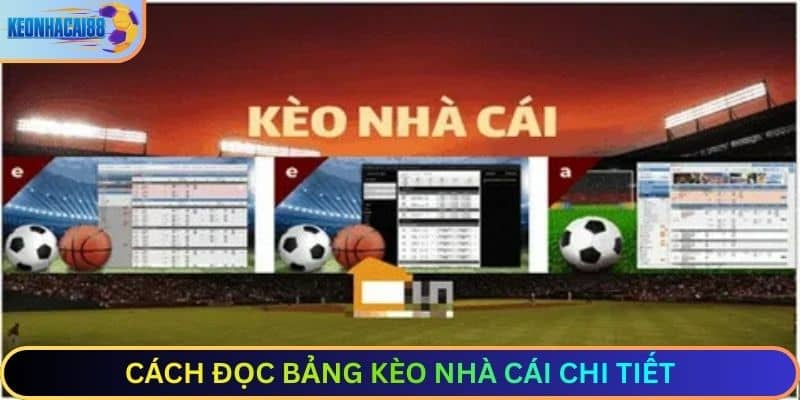 Cách đọc bảng kèo nhà cái chi tiết