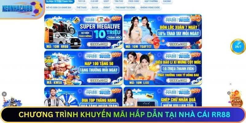 Chương Trình Khuyến Mãi Hấp Dẫn Tại nhà cái RR88