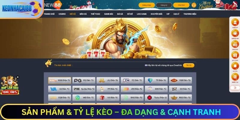 Sản Phẩm & Tỷ Lệ Kèo – Đa Dạng & Cạnh Tranh