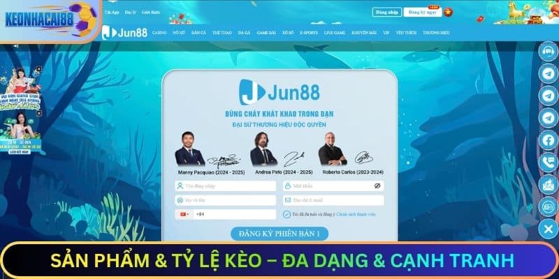 Sản Phẩm & Tỷ Lệ Kèo – Đa Dạng & Cạnh Tranh